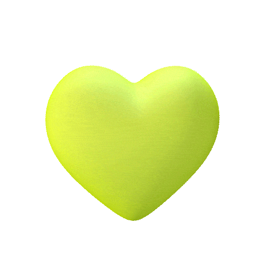 Animated Lime Green Heart Vic Nation
